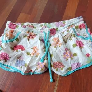 Pj salvage turtle sleep shorts